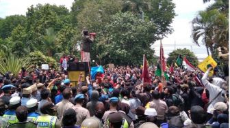 Demo Tolak UU Cipta Kerja Juga Berlangsung di Kudus