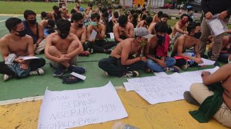Dua Hari Aksi Tolak UU Omnibus Law di Palembang, 499 Orang Diamankan Polisi