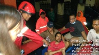 Kali Cipinang Meluap Akibat Hujan, 7 Permukimam di Ciracas Terendam Banjir