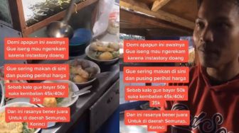 Viral Pedagang Bakso Tak Patok Harga ke Pembeli, Alasannya Bikin Salut