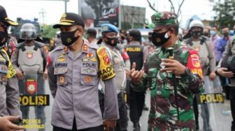 Danrem-Kapolda Gorontalo Turun Pantau Unras