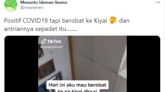 Viral Curhat Wanita Mengaku Positif Covid-19 dan Berobat ke Ulama