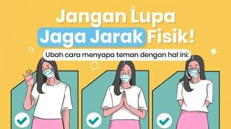 INFOGRAFIS: Jangan Lupa Jaga Jarak Fisik!