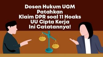 INFOGRAFIS : Patahkan Klaim DPR soal 11 Hoaks UU Cipta Kerja