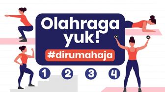 INFOGRAFIS: Olahraga Yuk #dirumahaja