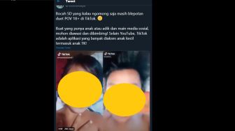 Viral! Bocah SD Bikin Konten Tirukan Adegan Dewasa di TikTok, Publik Murka