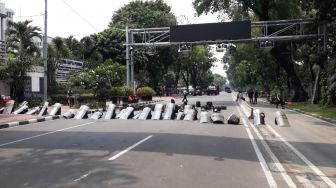 Jalan Menuju Istana Merdeka Ditutup Hari Ini, Antisipasi Demo