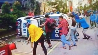 Kapolda Imbau Massa Perusak Mobil Polisi saat Demo Cipta Kerja Serahan Diri