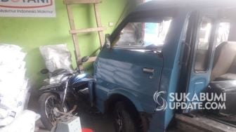 Tabrak Ruko dan Rumah, Kronologi Kecelakaan Beruntun di Sukalarang Sukabumi