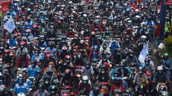 10.000 Pasukan Cadangan Disiapkan Hadapi Demo Besar Hari Ini