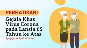 INFOGRAFIS: Gejala Khas Virus Corona pada Lansia 65 Tahun ke Atas