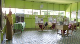 SDN Murung Sari 5 Jadi Sekolah Protokol COVID-19 di Hulu Sungai Utara