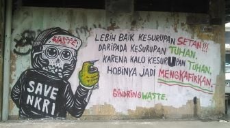 Kisah Gindring Waste, Seniman Jalanan Brutal Tapi Takwa