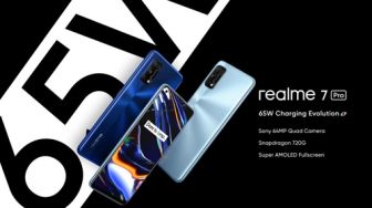 Hadirkan Pengisian Daya Super, Ini Harga dan Spesifikasi Realme 7 Pro