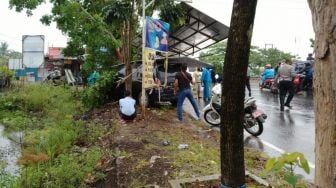 Oleng Jalan Licin, Emak-emak Naik Motor Tewas Tabrakan di Gambut, Banjar