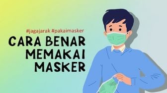 INFOGRAFIS: Yuk Perhatikan Cara Benar Memakai Masker