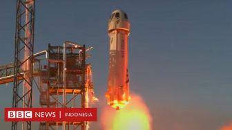 Roket Blue Origin Uji Sistem Pendaratan Manusia di Bulan, Kelak buat Turis