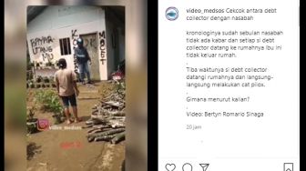 Viral Sebulan Tak Ada Kabar, Rumah Dicorat-coret Debt Collector