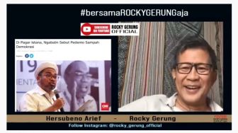 Ngabalin Ejek Demonstran, Rocky: Saya Kagum Dia Mampu Hina Otak Sendiri