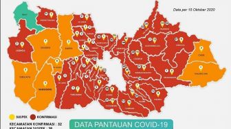 Bogor Zona Merah COVID-19, Nyempil 1 Kecamatan Zona Hijau
