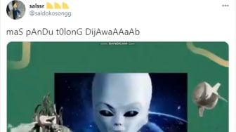 Viral, Mahasiswa Ikut Kuliah Online Pakai Filter Alien Lupa Cara Mematikan