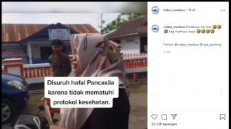 Heboh Emak-emak Dihukum Lafalkan Pancasila, Jawabannya Bikin Menganga