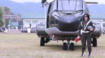 Say Hello ke Serda Niluh, Kowad Cantik Pemandu Helikopter Kodam III Siliwan