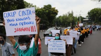 Siswa SMK di Semarang Gelar Aksi Damai, Menolak Provokasi Anarkis