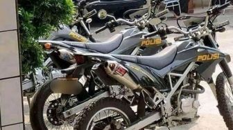 Viral Potret Motor Berlogo Aparat, Knalpotnya Jadi Sorotan, Kenapa?