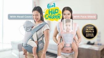 Carrier Bayi dengan Face Shield Dibutuhkan di Masa Pandemi