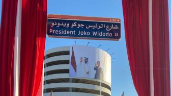 Nama Jalan Presiden Joko Widodo di Arab, Pakai Dua Bahasa