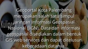 Geoportal Palembang Harus Dilakukan OPD