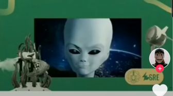 Suara Aneh Alien Muncul di Webinar ITS, Bikin Ngakak Guling-gulingan