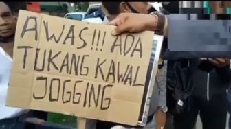 Pelajar Bali Diamankan Polisi, Gegara Poster Awas Ada Tukang Kawal Joging