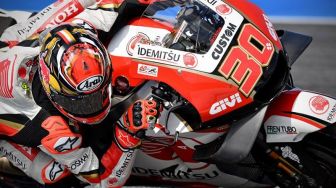 Takaaki Nakagami Tercepat di FP2 MotoGP Teruel