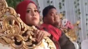 Ketakutan sampai Nangis! Video Pengantin Wanita Histeris Lihat Pasangannya