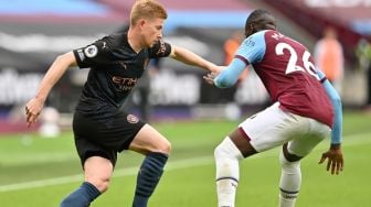 West Ham United dan Manchester City Berbagi Poin di London Stadium