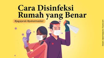 INFOGRAFIS: Cara Disinfeksi Rumah yang Benar