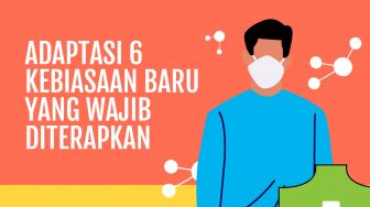 INFOGRAFIS: Adaptasi 6 Kebiasaan Baru Yang Wajib DIterapkan