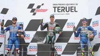 Hasil MotoGP Teruel 2020: Morbidelli Juara, Mimpi Nakagami Pupus