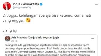 Sebut Segala Sesuatu Bisa Ditemukan di Jogja, Akun Ini Diserang Warganet