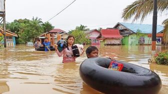 Puluhan Rumah di Muara Teweh Terendam Banjir, Warga Yakin Satu Hari Surut