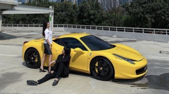 Kevin Aprilio dan Vicy Melanie Menikah, Mobil Ferrari Bawa Kisah