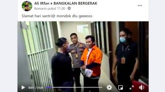 Video Gus Nur Masuk Sel Tahanan Viral, Netizen: Mondok Dulu Gaess