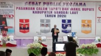 KPU Balut Sukses Gelar Debat Publik Putaran Pertama Empat Paslon Kada