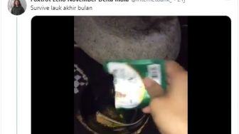 Tips Bertahan di Akhir Bulan, Pria Ini Makan Ekor Kadal Goreng