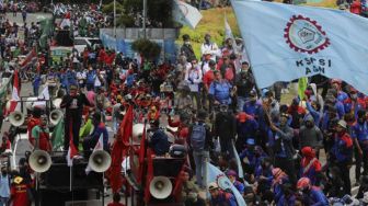 Besok Puluhan Ribu Buruh Demo Besar Tolak UU Cipta Kerja