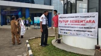 Mal Pelayanan Publik Pandeglang Ditutup karena 2 Pegawai Positif Corona