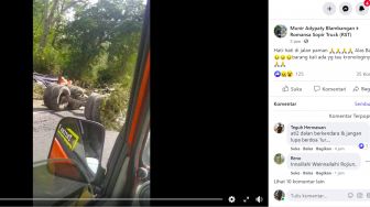 Viral! Video Truk Hancur Berkeping-Keping di Pinggir Jalan Alas Baluran, Netizen Penasaran