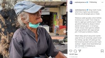 Zaskia Adya Mecca Dibuat Takjub Saat Bertemu Nenek Penjual Koran di Gejayan